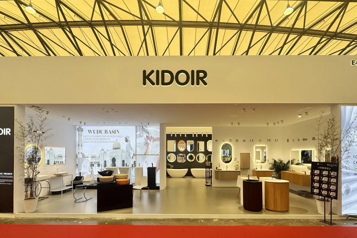 KIDOIR stand at China Kitchen & Bath, Shanghai